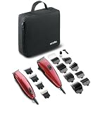 Andis 23975 Pivot Motor Clipper and Trimmer Combo, Red
