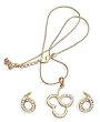 Earring and Pendant Sets Costume Jewelry with Cubic-Zirconia Gemstones (kps2)