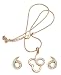 Earring and Pendant Sets Costume Jewelry with Cubic-Zirconia Gemstones (kps2)