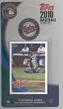 2010 Topps Baseball Cards Minnesota Twins Team Edition 17 Card Set with Bonus 4-Pocket Portfolio Notebook - Set Includes Joe Mauer, JJ Hardy, Pat Neshek, Anthony Swarzak, Joe Nathan, Nick Punto, Delmon Young & more!