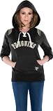 Pittsburgh Penguins Women's Touch Laced Up Fleece Hooded Sweatshirt - by Alyssa Milano