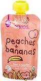 Ella's Kitchen Organic Baby Food Peaches + Bananas (4+months), 3.5-Ounce Pouches (Pack of 7)