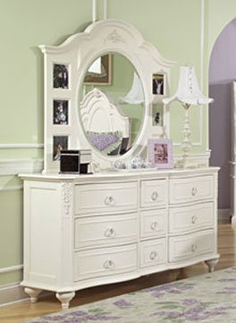 Mirabella 9 Drawer Dresser w/ Photo Mirror