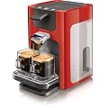 Philips HD786382 - Cafetera monodosis Senseo (1450W, 2 tazas), color rojo
