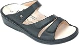 Finn Comfort Women's Victoria Sandal,Black Nappa,41 EU (US Women's 10 M)