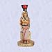 Egyptian isis statue goddess gold plated sculpture New