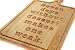 Midway Kitchen 9 x 13 Novelty Gift Cutting Board- Seven Days Without Desert