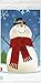 Joyful Snowman Holiday Plastic Tablecloth, 84