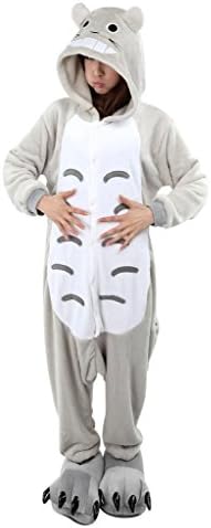 Newbetter Totoro Cartoon Animal Pajamas Cosplay Party Anime Costume Adult Sleepwear