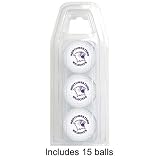 Northwestern Wildcats NCAA 15 Golf Ball Clear Pack