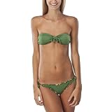 Xhilaration® Juniors Metallic 2 pc. Bikini Swimsuit - Green/Gold
