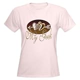 I Love My Geek Women's Pink T-Shirt Funny Women's Light T-Shirt by CafePress