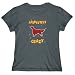 T-Shirt Womens Dark Silver " ABSOLUTELY English Setter CRAZY " Dogs