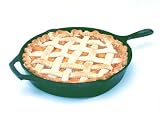Lodge Enameled Cast-Iron 11-Inch Skillet, Caribbean Blue