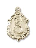 14kt Gold Infant of Prague Medal