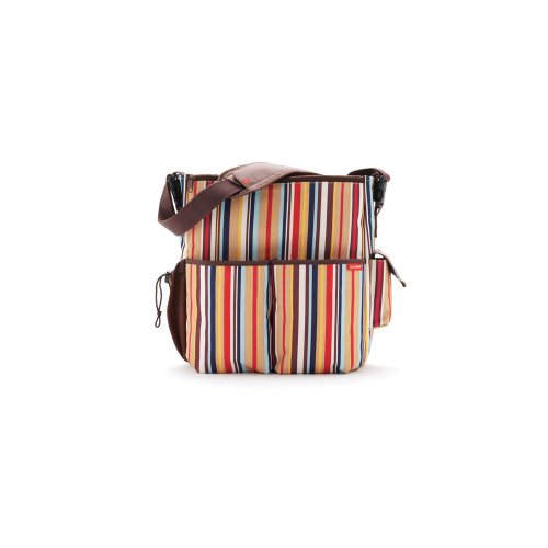 Imagen 5 de Skip Hop DUO-CAN-STR - Bolso para pañales y cambiador con diseño de rayas, multicolor
