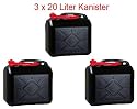 3 x 20 Liter Benzinkanister