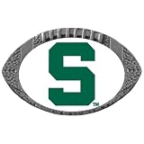 Set of 2 Michigan State Spartans Football One Inch Pin - NCAA College Athletics