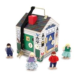 Melissa And Doug Deluxe Wooden Doorbell House