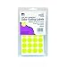 Charles Leonard Inc. Labels with Color Coding Dots, 0.75 Inch Diameter, Yellow, 1000 per Box (45140)