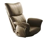 YS-1396A スーパーソフトレザー座椅子 ブラウンの画像