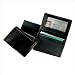 Business Card Case in Black Leather: Florentine Napa