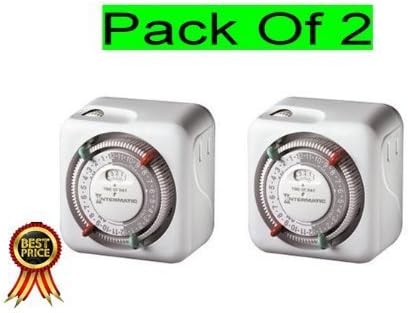 Intermatic TN311C 120 Volt Heavy Duty Grounded Timer (2 Pack) Size: 2 Pack Model: 22451