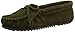 Minnetonka Womens Kilty Suede Moccasin Hardsole Moccasin