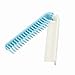 TOOGOO(R) Travel Skyblue Coarse Teeth Folding Dual Hair Brush Pocket Comb 7.4
