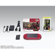 PSP「プレイステーション・ポータブル」 新米ハンターズパック ラディアン・レッド(PSPJ-30006) 特典 オリジナル携帯クリーナー付き