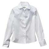 Girls' Cherokee® White Long-Sleeve Woven Shirt