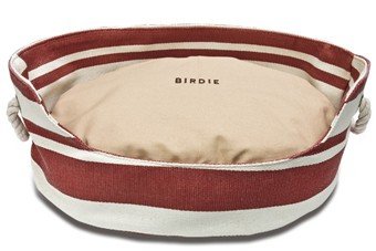 犬猫用ベッド マリンボーダーカドラー レッド Sサイズ birdie バーディ