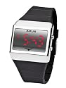 APUS Delta Silver-Red Montre LED pour Hommes Point Culminant de Design