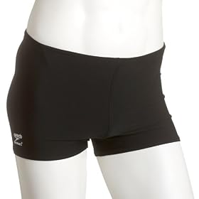 Speedo Men's Race Endurance+ Polyester Solid Square Leg Swimsuit