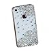 OOOUSE 3D Bling Crystal Christmas Snowflake Snow iPhone 4 / 4s Diamond Case Cover Hot