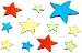 Glow King 4880 - Gel Sticker Sterne