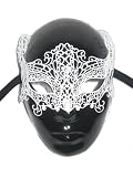 Venice Buys Venetian Masks Volto Macrame Venetian Masquerade Party Mask Black and White