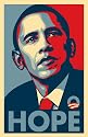 Barack Obama (Hope) RARE Campaign Poster 11 x 17