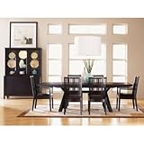Sitcom Furniture Stockton 7 Piece Dining Room Set in Java