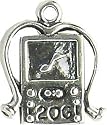 Solid Sterling Silver MP3 Player Charm