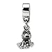 Sterling Silver Reflections Kids Frog Dangle Bead