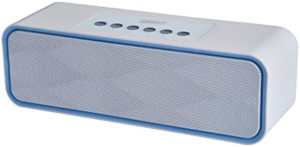 Freye Subwoofer Bluetooth Speaker, Audio Duo Portable, Enhanced Bass- Built-in Microphone for Hands Free Call (White)