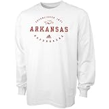 adidas Arkansas Razorbacks White Renegade Long Sleeve T-shirt