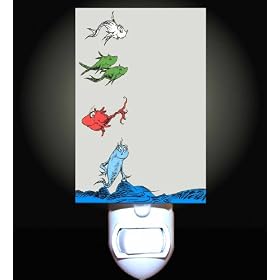 Dr. Seuss One Fish, Two Fish Decorative Bedroom Night Light