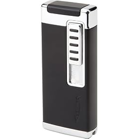 Vector Oto Torch Cigar Flame Lighter Black