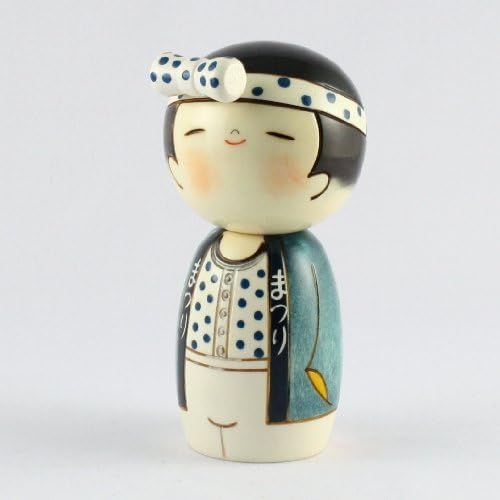Usaburo Kokeshi Festival Boy Doll (We Love Festivals!-Man)(卯三郎　作)