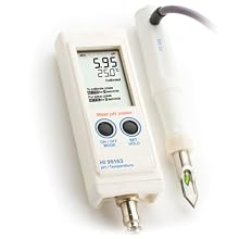 Hanna Instruments HI 99163N Portable pH/Temperature Meter For Meat Applications