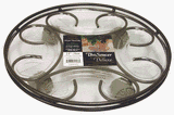 Plastec #SC14SL 14 Slate Caddy/Saucer