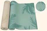 Wai Lana Yoga : Island Palm Extra Thick Yoga and Pilates Mat (Beige)