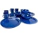GSI Outdoors Sierra 12 Piece Blue Enable Table Set